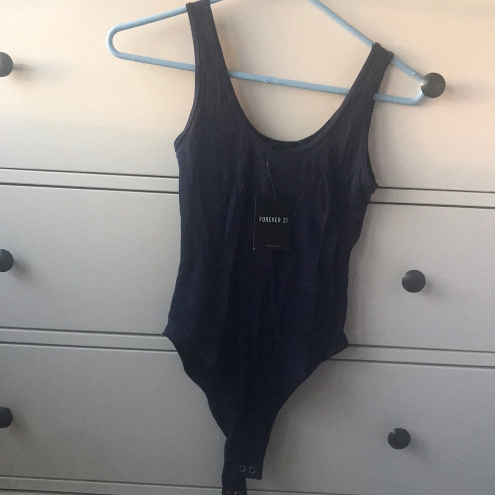Navy bodysuit